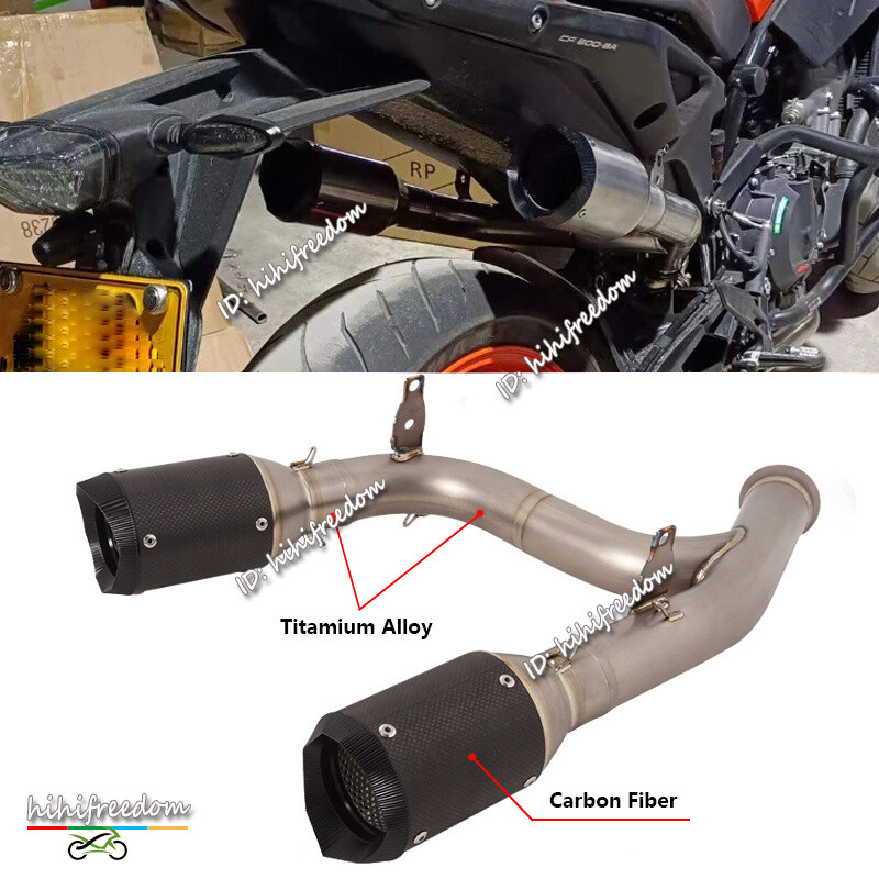 ピース Motorcycle Exhaust Modified Titanium Alloy Middle Link Pipe