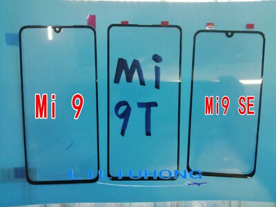 For Xiaomi MI 9 9T mi9 SE New Front Glass Lens Outer Screen Cover With OCA
