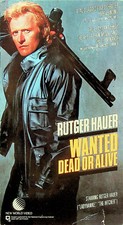 Wanted: Dead or Alive - VHS - New World Video 1986 - R - CC - Pre-owned