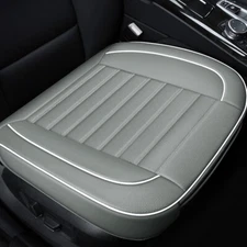 3D Faux Leather Car Front Bucket Seat Cover Cushion Pad Mat Protector Anti-slip