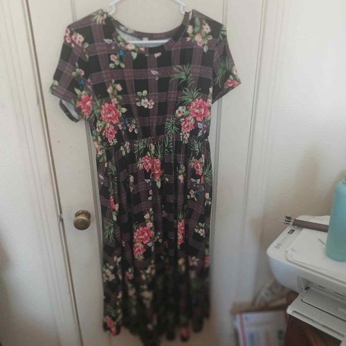 Pomelo floral pocket dress Xl - 第 1/7 張圖片