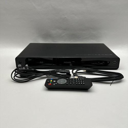 Philips BDP3100 Blu-Ray Player/Full HD 1080p Black Remote + HDMI Cable Tested - Picture 2 of 10