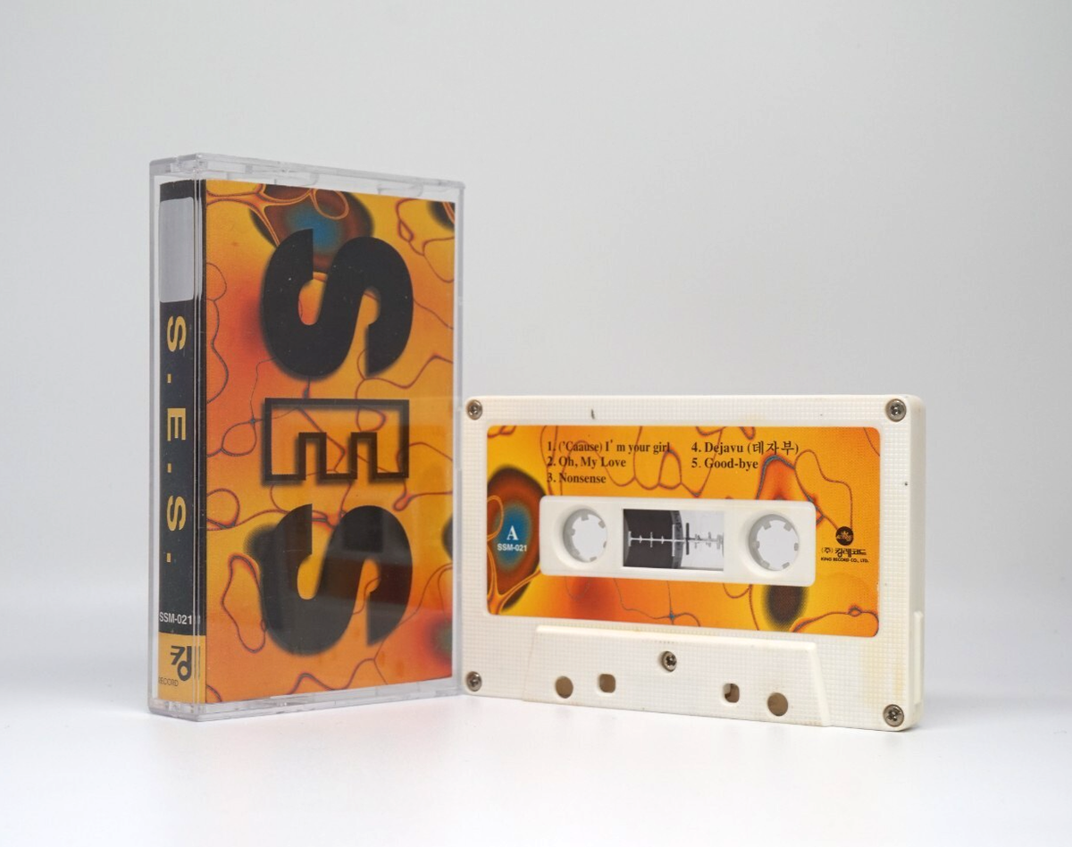 S.E.S. Debut Album 1997 Korea Cassette Tape Sea Eugene Shoo 90's K