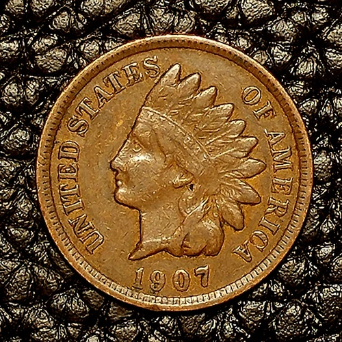 1907 Indian Cent ~ VERY FINE (VF) Condition ~ COMBINED SHIPPING!