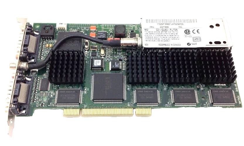 Matrox G2+/QUADP/TVN MRZ0020 79075010729 Card / Cables Kit NEW. - Image 4 of 4