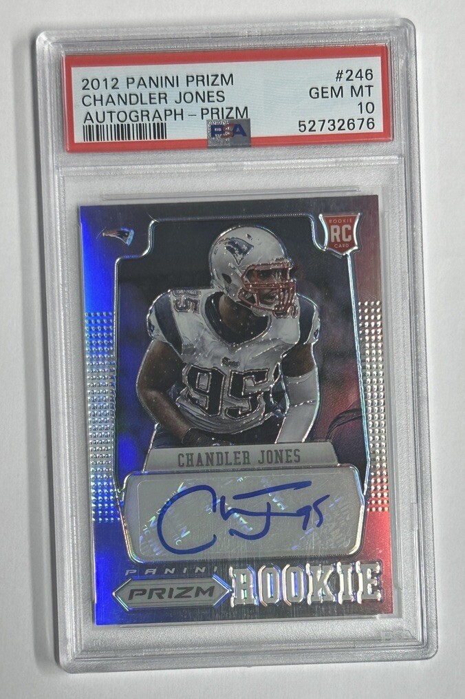 Chandler Jones Panini Prizm #246 Autograph-Prizm