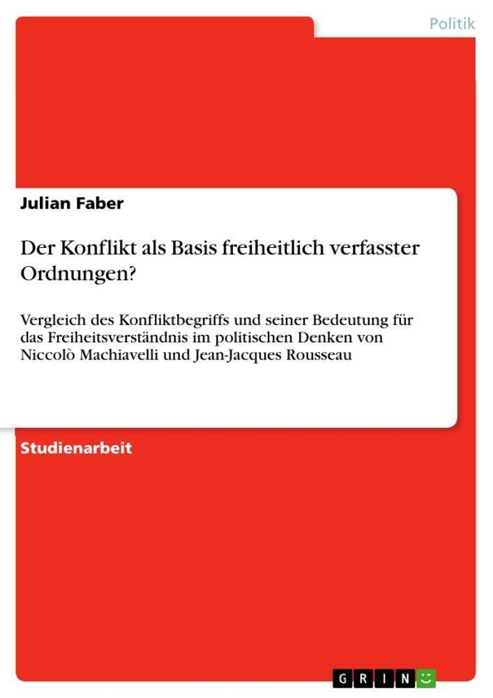 Thumbnail - Der Konflikt Als Basis Freiheitlich Verfasster Ordnungen? Julian Faber