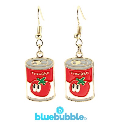 bluebubble HUNGRY? Food Charm Earrings Funky Fun Kitsch Kawaii Pop Art Retro 80s
