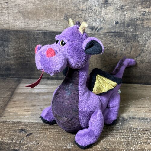 Ganz Webkinz Emperor Dragon Plush Stuffed Toy Purple Black HM178 No Code - Picture 2 of 4