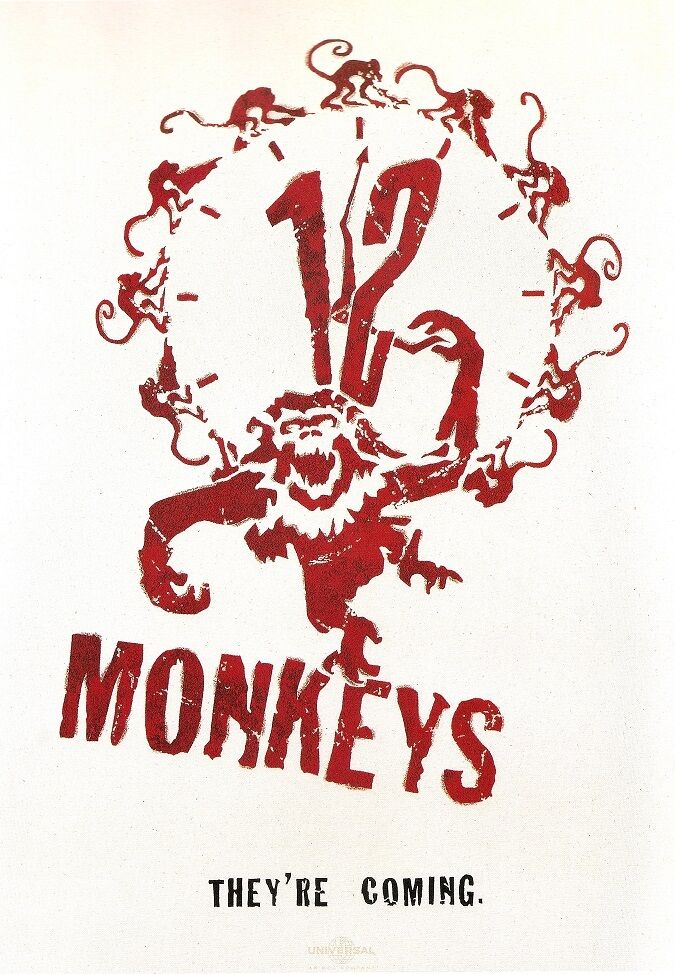 Japan Maker New 12 Monkeys movie poster San Jose Mall Monkey Twelve -