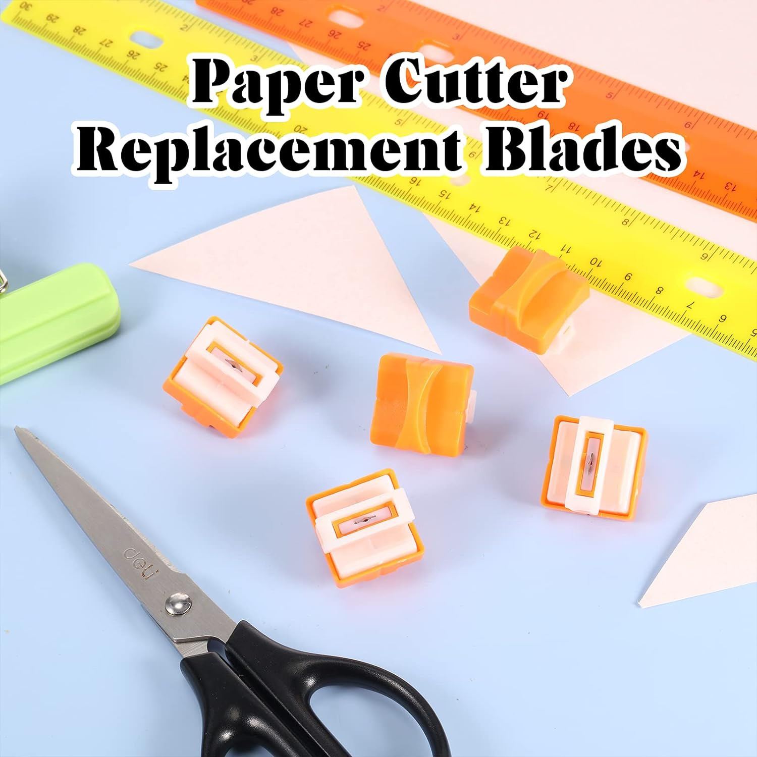 6 Pieces Paper Cutter Blades Paper Trimmer Blades Refill Craft Cutting Blades fo