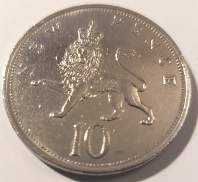 Item # C-33 / 1968 UK Elizabeth II 10 New Pence Circulated | eBay