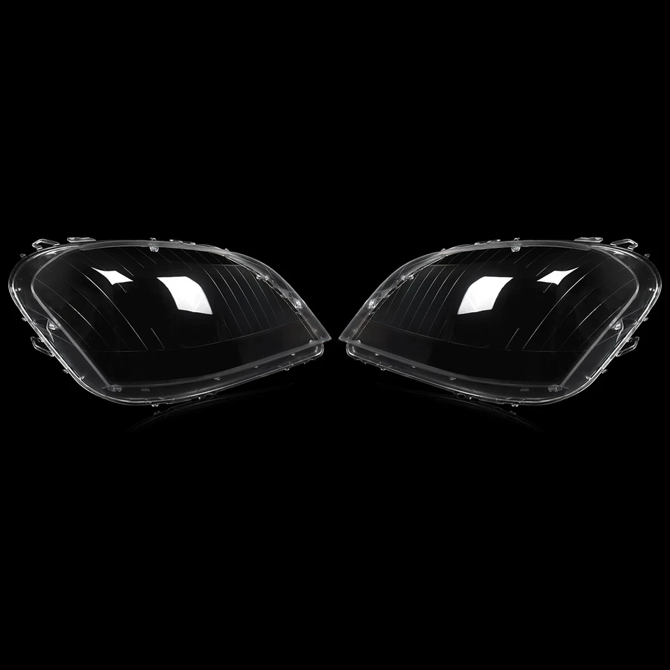 For Mercedes Benz ML350 ML500 W164 2006-2008 Pair Headlight Lens Headlamp Cover Foto 4 de 4