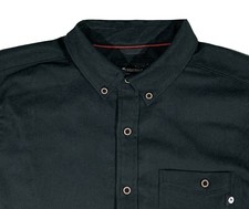 Chaqueta Camisa Para Hombre MARMOT Negra Poli Pana Aylesbury M Mediana NUEVA CON ETIQUETAS ¡WoW!