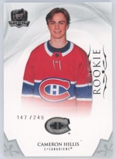 2020-21 Upper Deck The Cup Cameron hillis Rookie 147/249 Montreal Canadiens #171