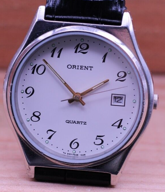 ORIENT VTG QUARTZ MEN'S WRIST WATCH KE D37744X-80 CA RUNS