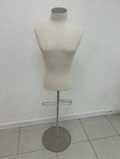 Fabric Male Mannequin Torso On Adjustable Stand