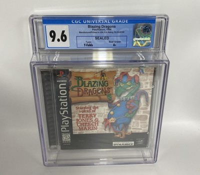 Blazing Dragons (Sony PlayStation 1, 1996) PS1 CGC 9.6A+ SEALED