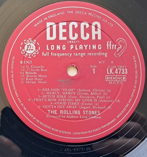 The Rolling Stones - Out Of Our Heads UK 1965 Decca 1st Pressing Mono LP - Picture 2 of 4