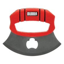 BUBBA ULU Knife with Non-Slip Grip Handle, Curved Blade, Integrated Bottle Op...