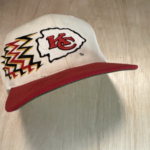 De colección Kansas City Chiefs Zig Zag Sombrero Snapback Lake Dawson Automático KC 90s Pro Line - Imagen 17 de 18