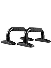 Liegestütze Griffe 2er Set Rutschfest & Stabil bis 100 kg Schwarz