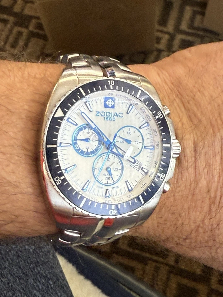 Zodiac Speed Dragon Chronograph ZO5505 – Panda Dial – Very Rare 100M W Box - Image 3 of 4