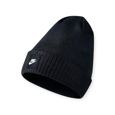 black nike wooly hat