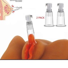 Nipple Breast Pump Suckers Enlarger Vacuum Enhancement System Various Cylinders