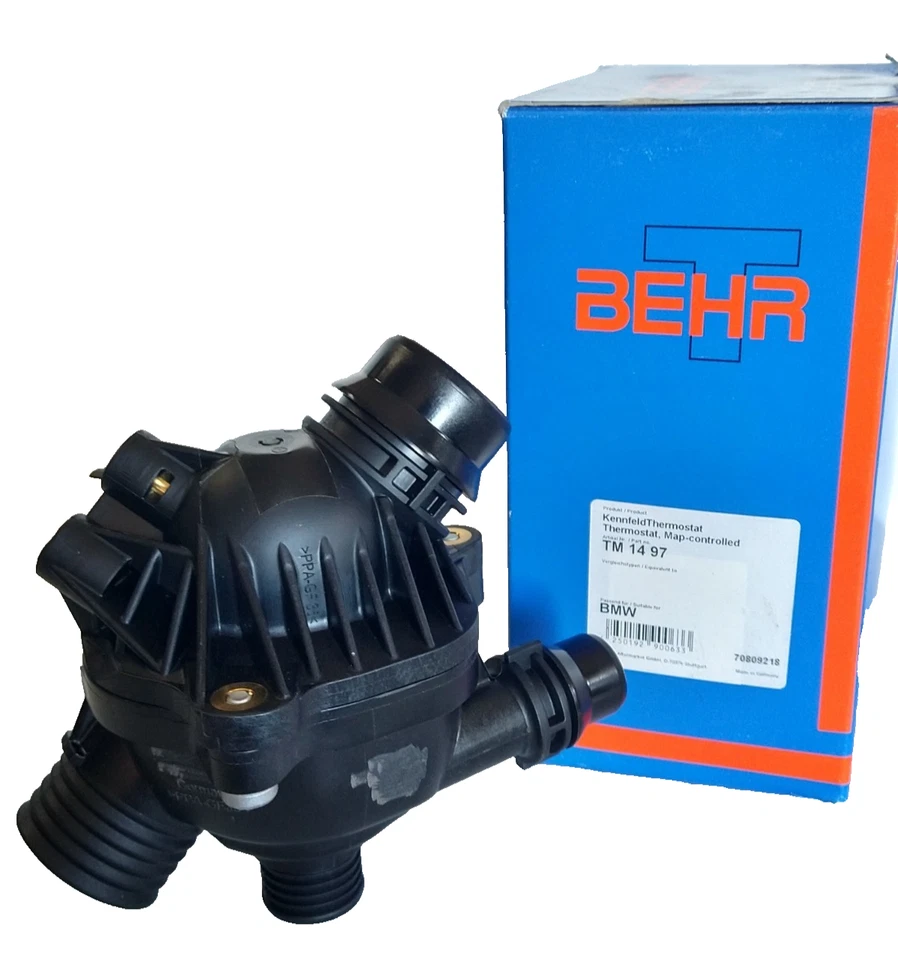 Carcasa de termostato de refrigerante de motor Assbly-Eng Código: N54B30A BEHR TM 14 97, TM1497 Foto 2 de 4