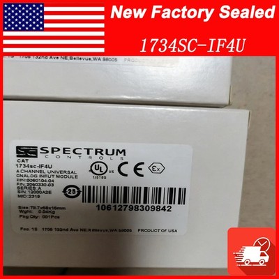 Brand New AB 1734SC-IF4U SER A Spectral Control 4 CH Universal Analysis Input US