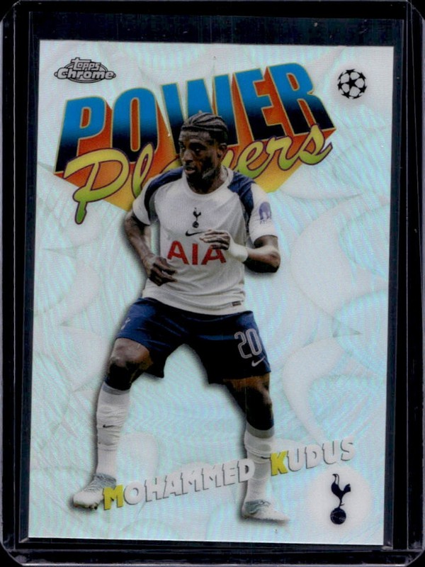 2025-26 Topps Chrome UEFA Mohammed Kudus Power Players #PP-11 Tottenham