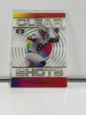 2021 Panini Illusions Aaron Donald #CS-4 Clear Shots Acetate Rams