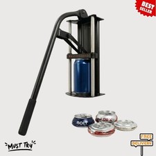 NEW Wall Mounted Can Crusher Heavy Duty Tin Plastic Bottle 12oz 16oz