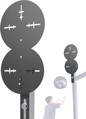 Wall Ball Target | Single & Double Heavy-Duty Plates for Wall Ball Training, Med