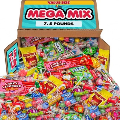 Bulk Candy Assortment - 7.5 Pounds - Variety Pack - Candies Individually Wrapped