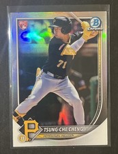 2025 Bowman Chrome Tsung-Che Cheng Red Rookie Refractor RC #86 Pirates