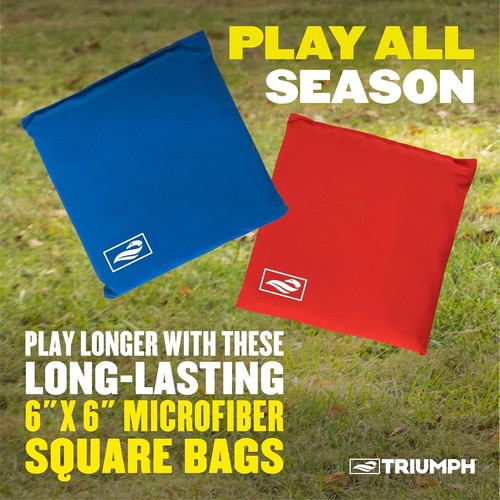 Triumph Sports USA Classic Cornhole Bags - inklusive acht Einheitsgrößen, blau - Bild 5 von 6