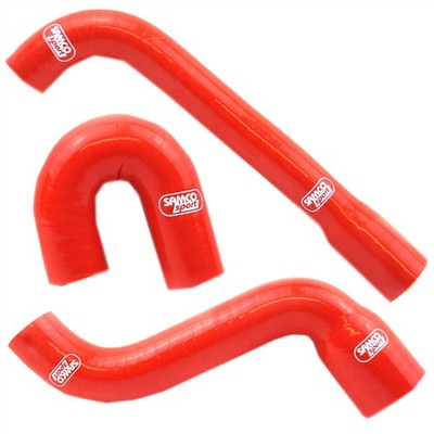 SAMCO ROT 3-teiliges SCHLAUCHKIT COBRA CX65 2007-2011