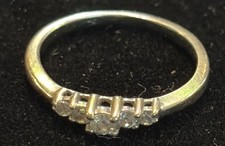 wedding band ring 14k white gold diamond