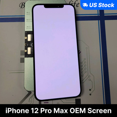 OEM Original iPhone 12 Pro Max LCD Replacement Screen Digitizer Grade B C Tested