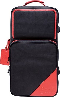 BAG BACH trumpet for compact gig bag triple black nylon and red leather