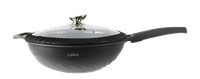Wok Pfanne Induktion Mit Deckel Bratpfanne Marmor Antihaftbeschichtung