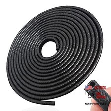  4M Door Edge Guard Car Door Protector Edge Guards Rubber Auto Door 13Ft Black