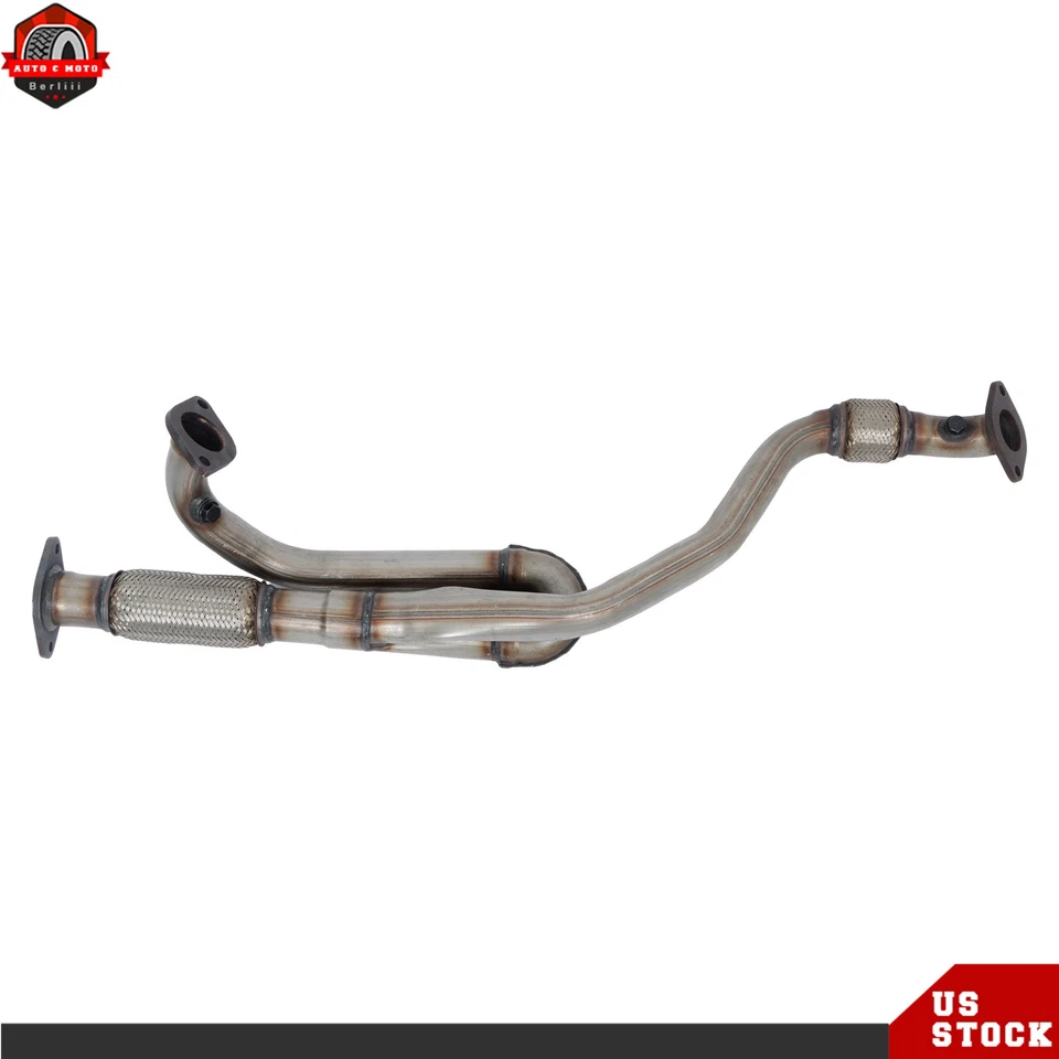 Exhaust Y Flex Pipe For Chevy Traverse GMC Acadia Buick Enclave 3.6L 2009-2017 - Image 3 of 4
