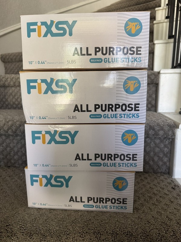 FIXSY Hot Glue Gun Sticks All Purpose - Approx. 90 Sticks Each Pack - 4 Pack