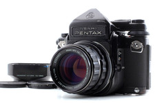  Near MINT Pentax 6x7 67 TTL Mirror Up SMC TAKUMAR 105mm f/2.4 Lens From JAPAN