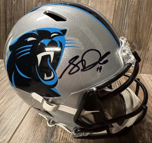 Sam Darnold Carolina Panthers Autographed Full Sized Replica Helmet with Box