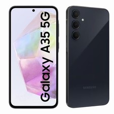 Samsung Galaxy A35 5G 128GB 6GB RAM Black Unlocked Android Smartphone Excellent