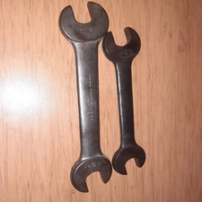 Vtg. J.H. Williams & Co. Wrenches. 2 PC. No. 27 and No. 25. Made In USA